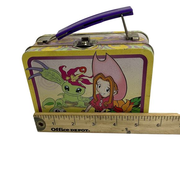 Vintage 2000 Digimon Mimi Collectible Mini Tin Metal Lunchbox - Picture 10 of 11